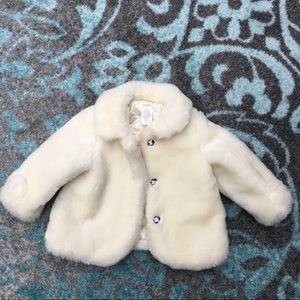 Gymboree faux fur coat